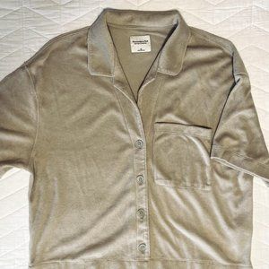 Abercrombie & Fitch Terry Button Shirt